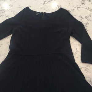 Classic Talbots Black Knit Dress